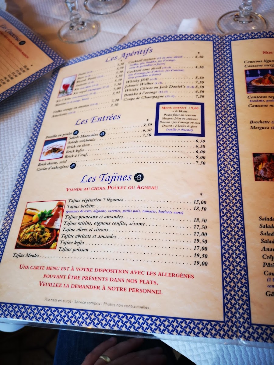Menu Les Dunes D'or Couscous-10